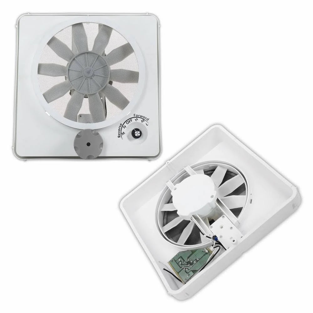 White Variable Multi Speed 12V RV Ceiling Vent Fan H257