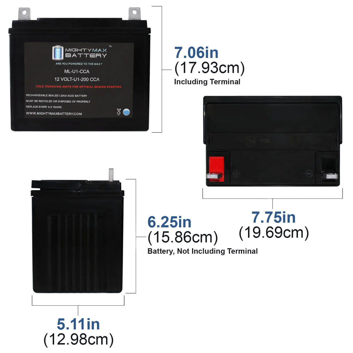 12V 200CCA Battery R34909