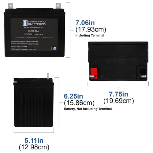 12V 200CCA Battery R34909