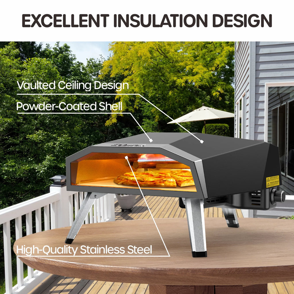 16” Gas Outdoor Pizza Oven and Accessories G662