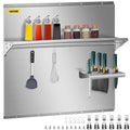 Stainless Steel Range Backsplash with Shelf M123770