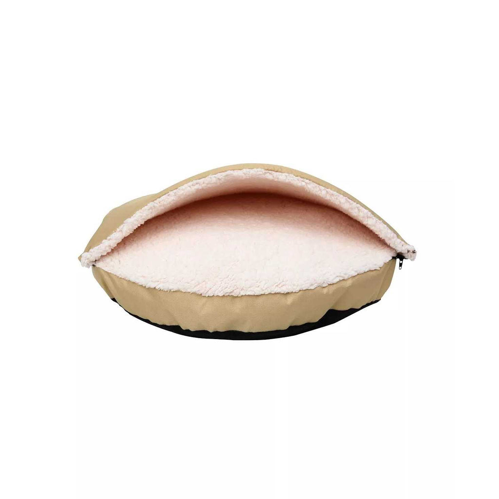 Oxford Sherpa Pet Cave and Round Pet Bed N6685