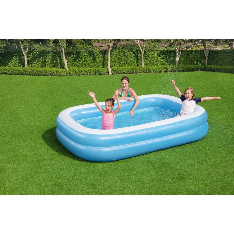 Inflatable Blue Rectangular Family Splash Pool C2768