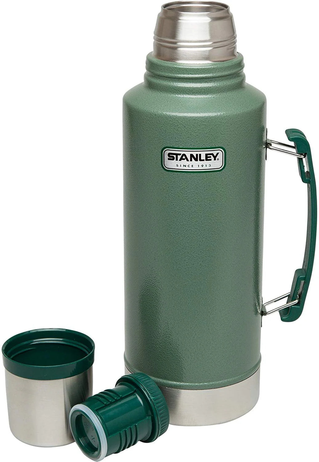Vacuum Bottle 2QT Hammertone Green A7270