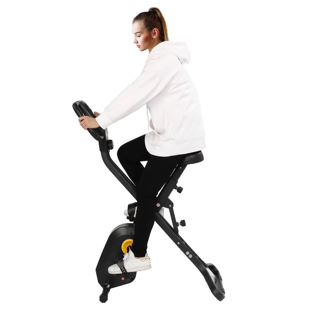 Folding Magnetic Stationary Exercise Bike Z261