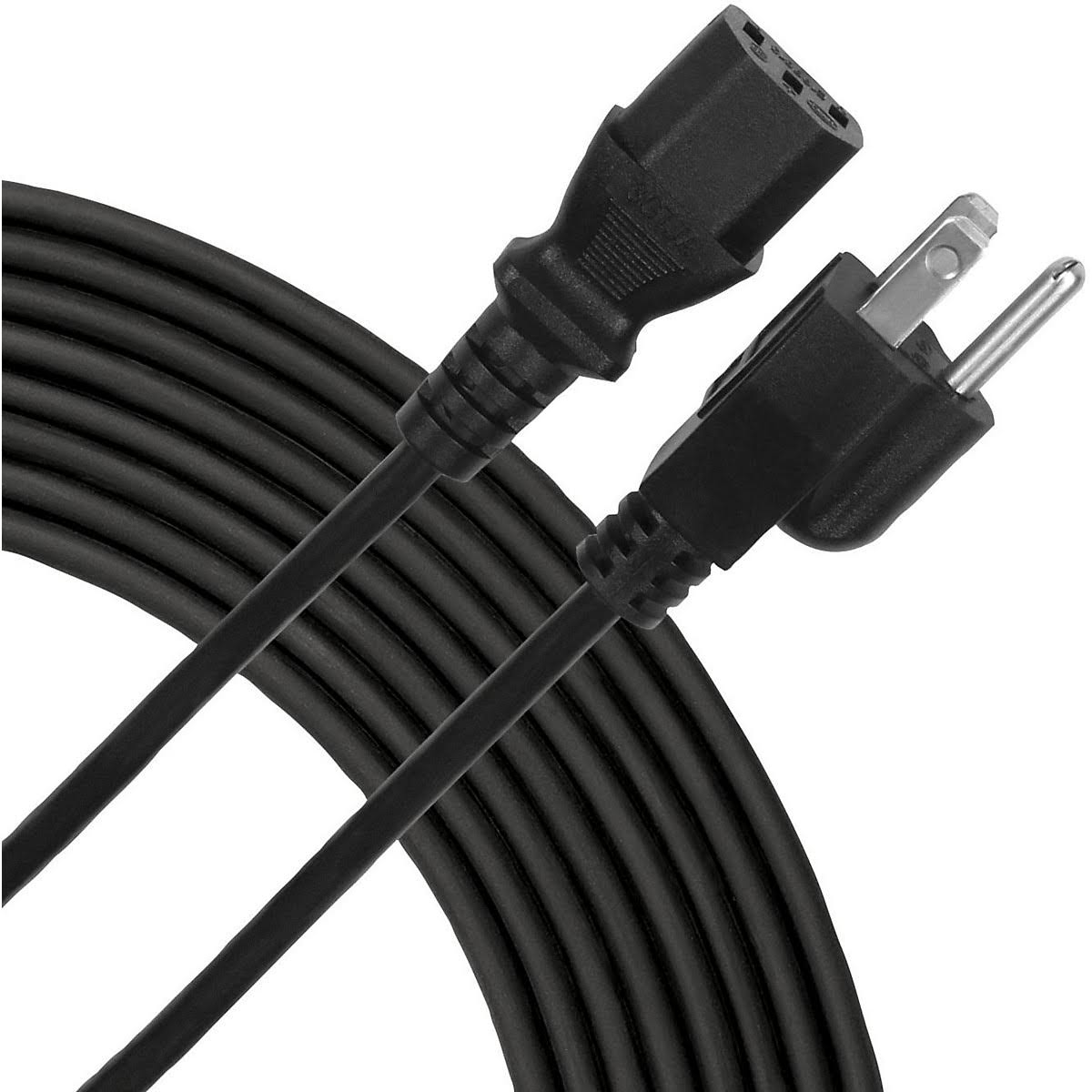IEC Power Cable 50 ft. Black H19558