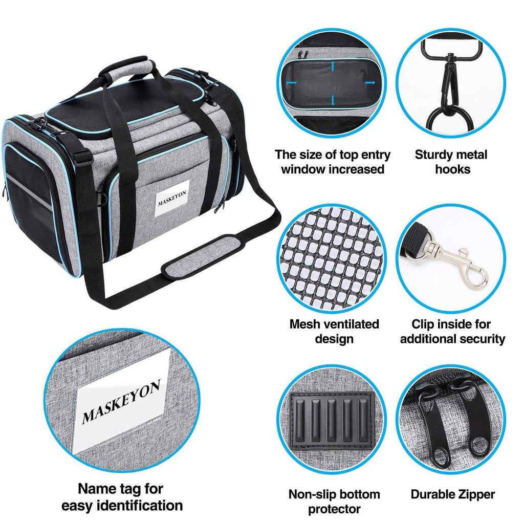 Soft Sided Collapsible Pet Carrier D9352