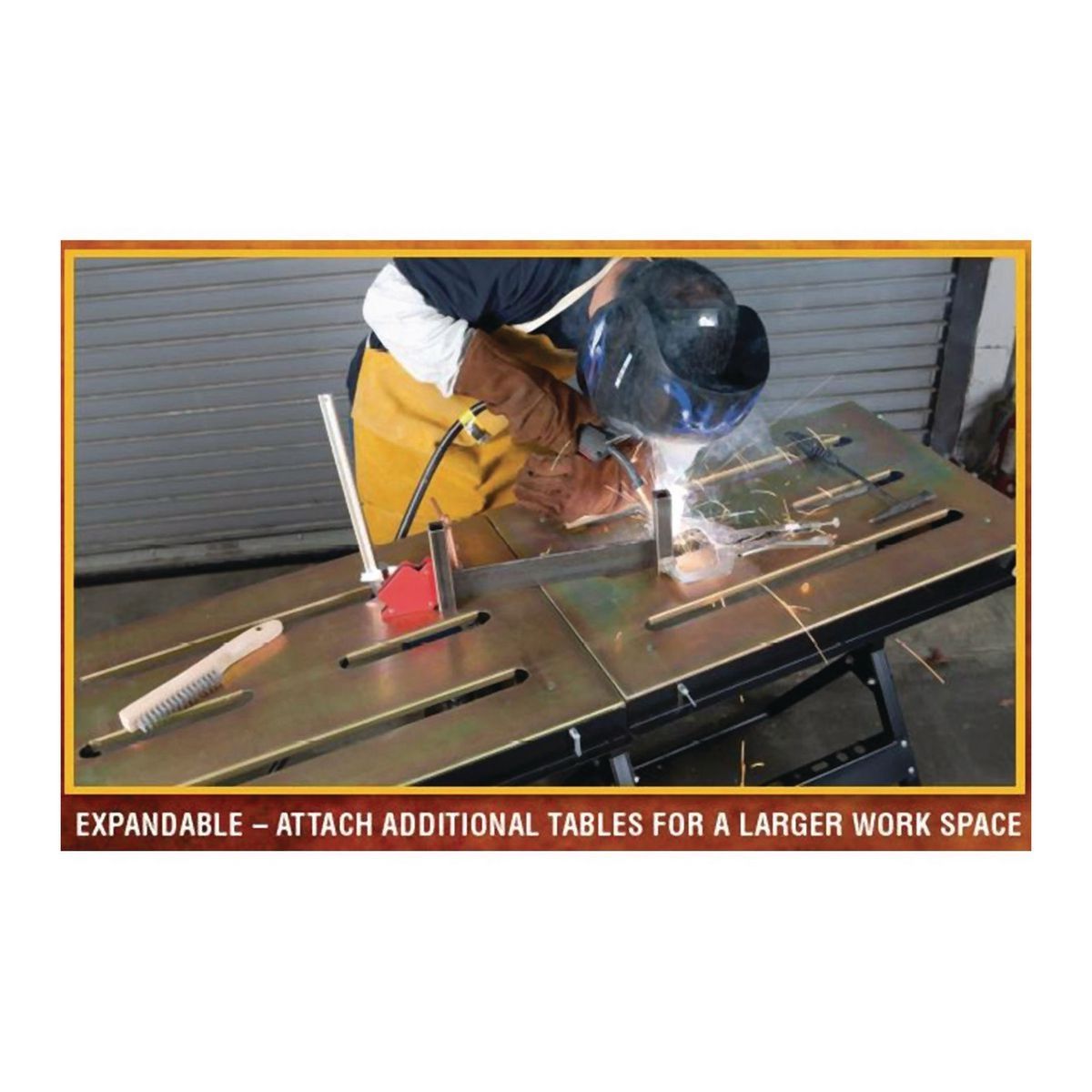 Adjustable Steel Welding Table V51942