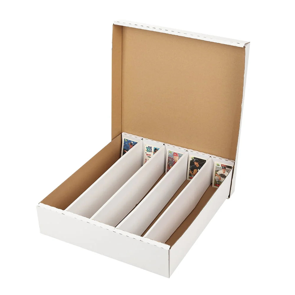 Card Storage Box Holds 5000 Count Trading Card Corrugated Holder Container Y95922