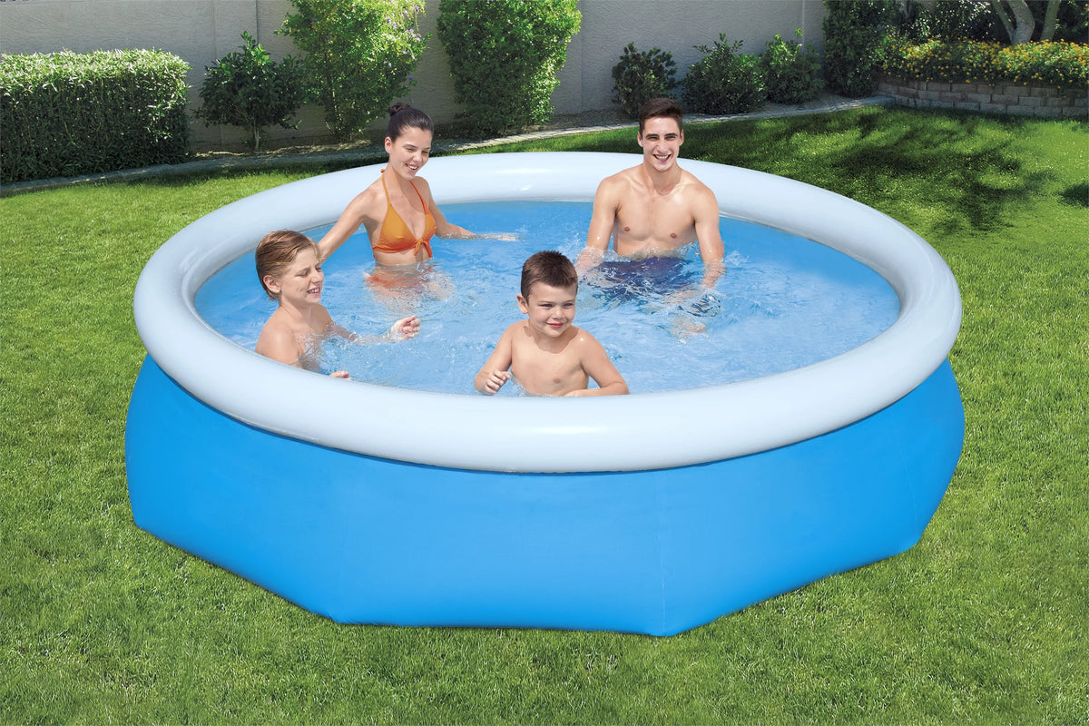 10' x 30" Round Inflatable Above Ground Pool Set N844