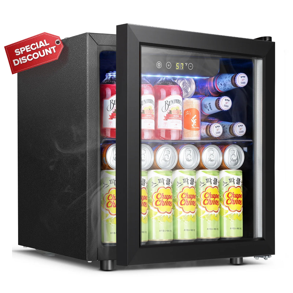 1.3 Cu.ft Beverage Cooler with Transparent Glass Door K77827