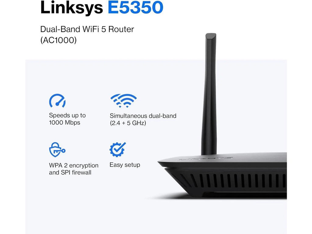 Dual Band AC1000 WiFi 5 Router N16448