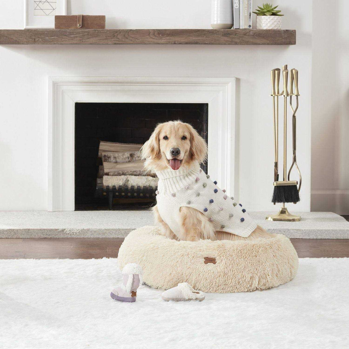 Faux Fur Pet Bed G30407