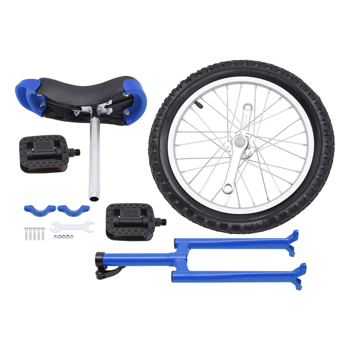 16 Wheel Unicycle with Steel Rim Adjustable Height S88365