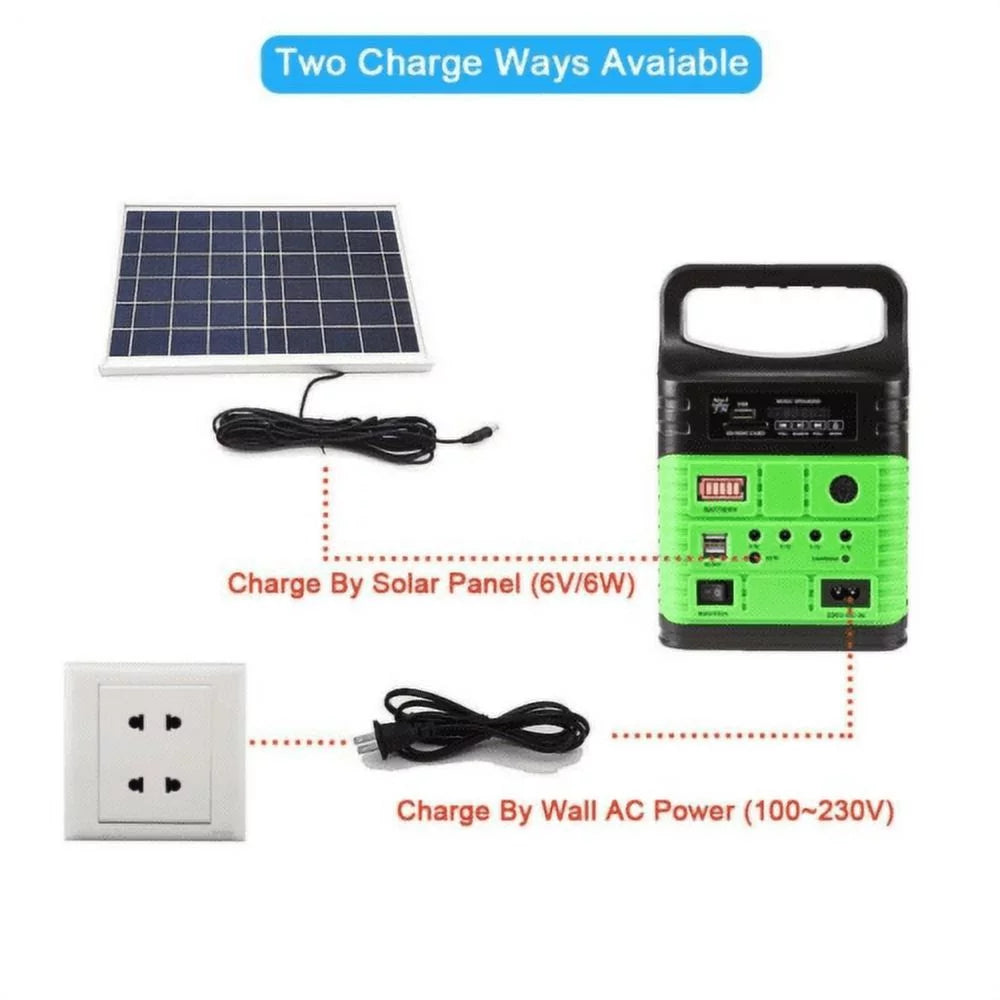 Portable Power Station and Solar Generator with 10W Solar Panel P44978