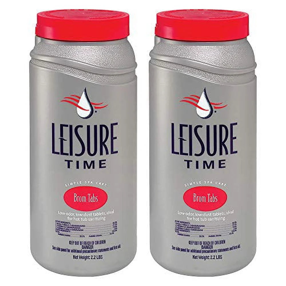 Bromine Tabs for Spas and Hot Tubs, 2.2 Pounds, 2-Pack A287992
