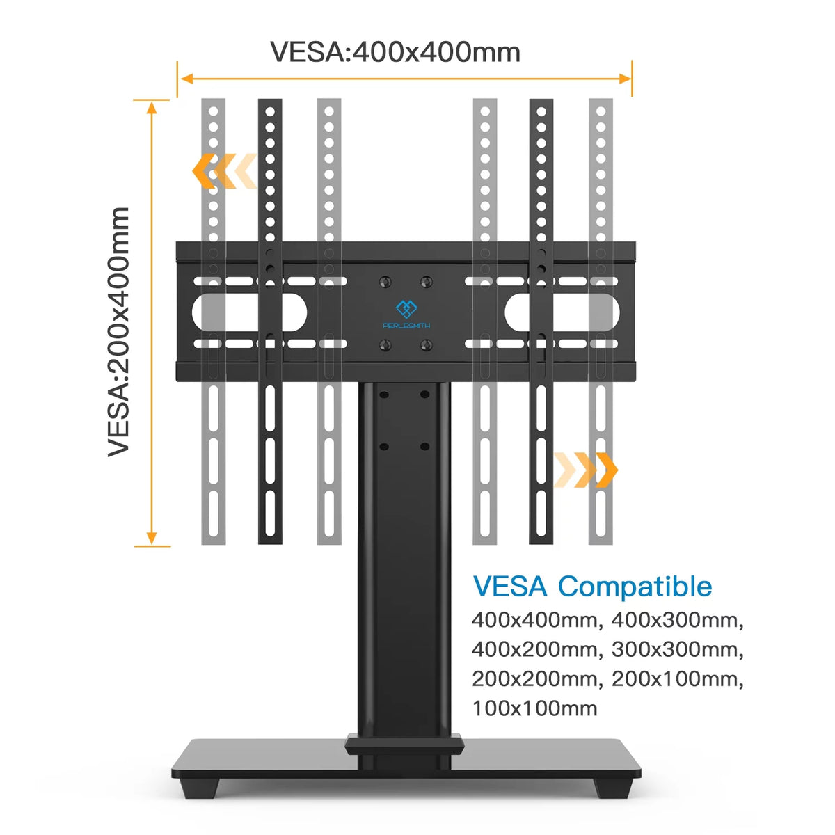 Universal TV Stand for 37-55 inch LCD LED TVs Height Adjustable R160