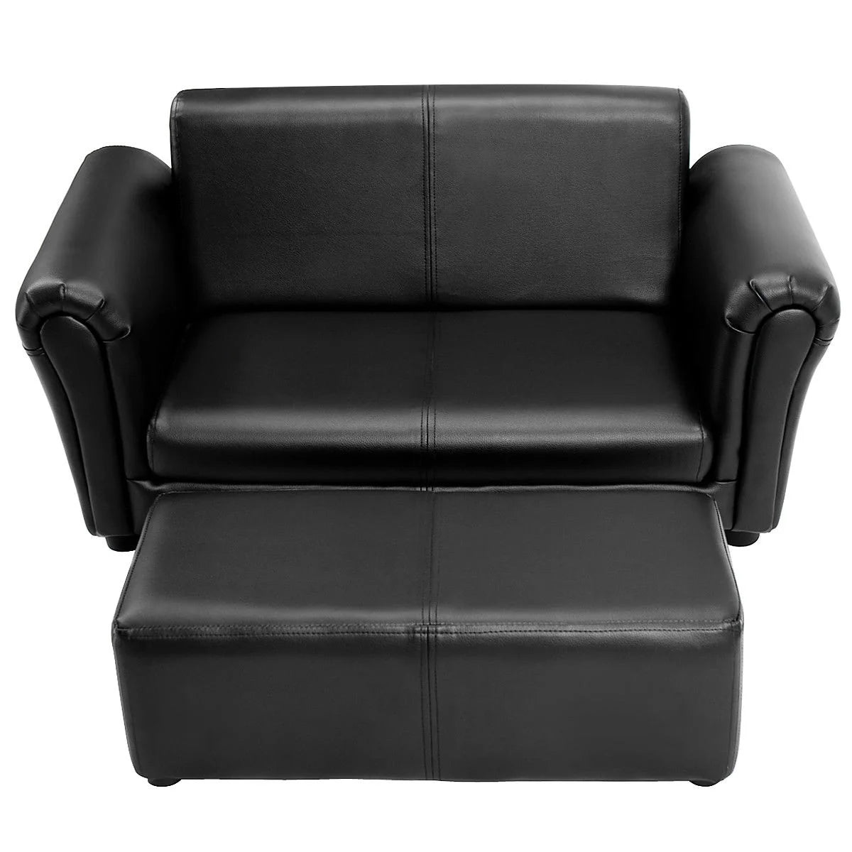 Kids Sofa Armrest Chair Couch Lounge in Black D192