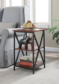 Black 3-Tier End Table P8541