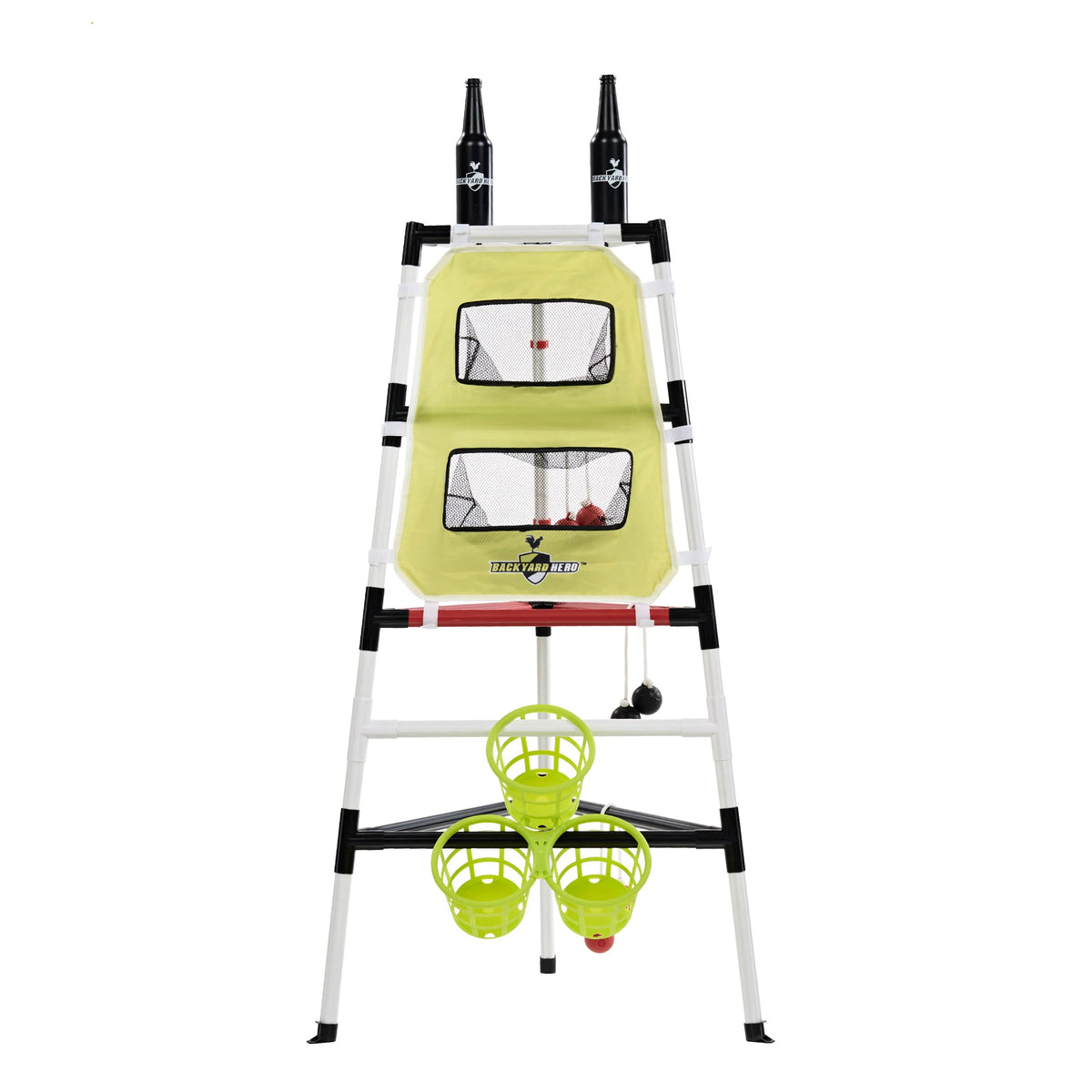 Outdoor Target Toss Tower Lawn Game with Accessories R57782