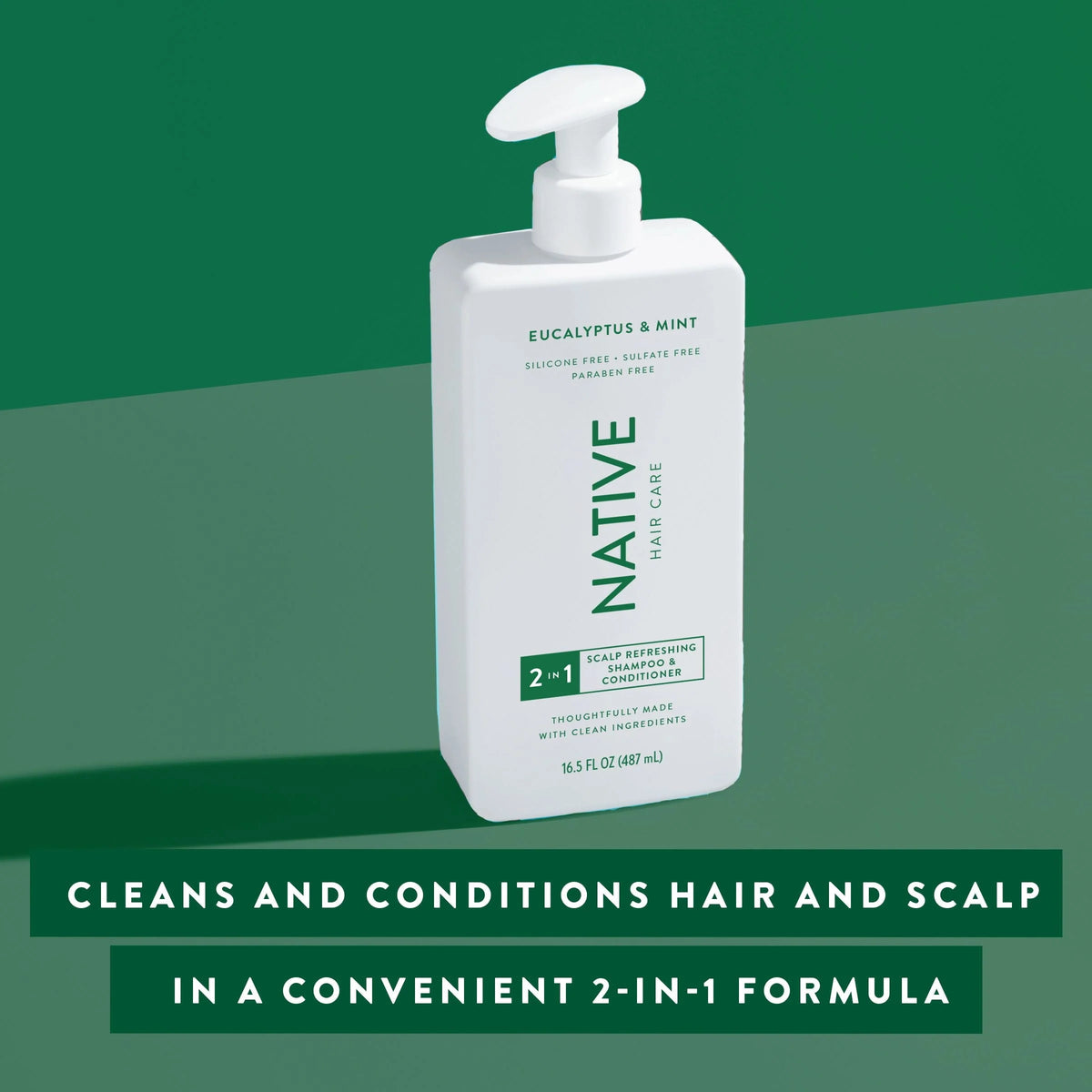2-in-1 Eucalyptus Mint Shampoo & Conditioner 16.5 oz Y210