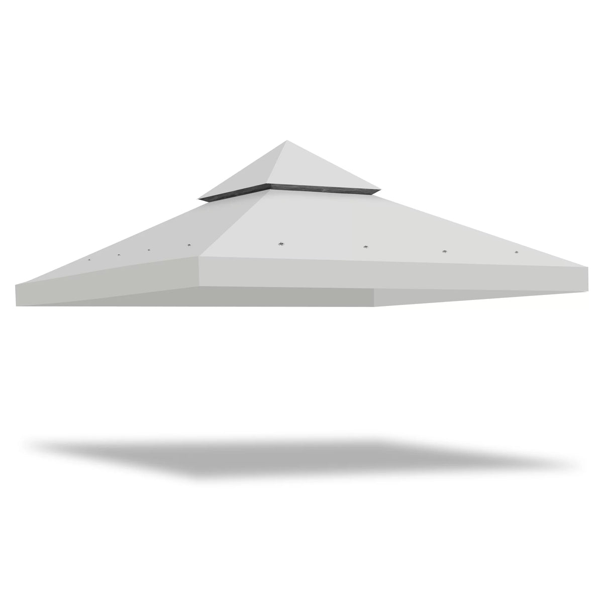 10'x10' 2 Tier Grey Canopy Cover D926851