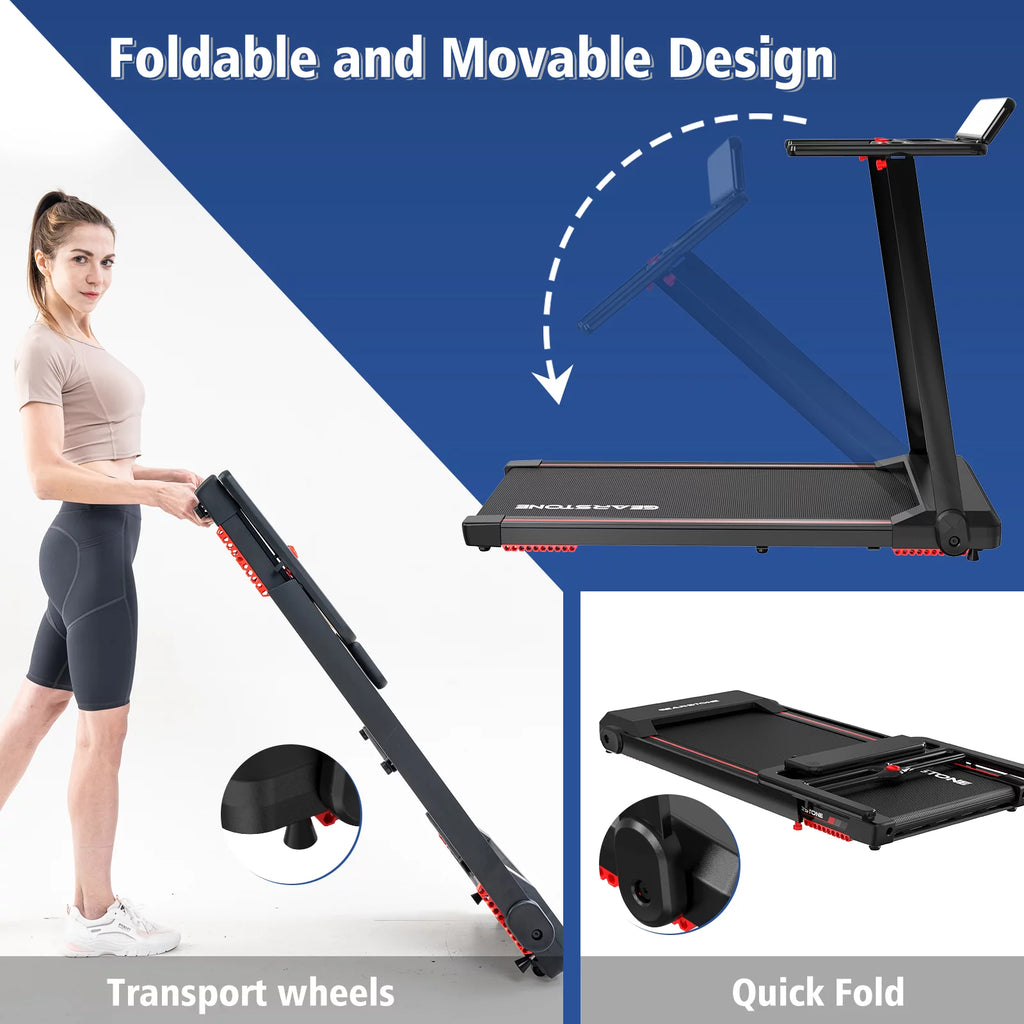 Foldable Electric Treadmill with LCD Monitor I77753