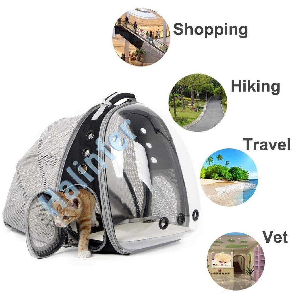 Expandable Cat Backpack Carrier with Bubble Window G266284