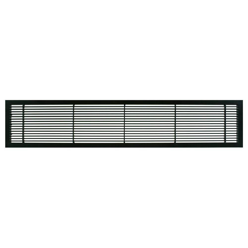 4" x 8" Solid Aluminum Fixed Bar Air Vent Grille V794250