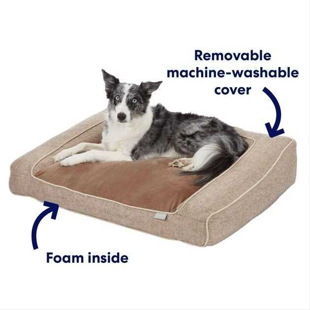 Orthopedic Bolster Dog Bed with Removable Cover V33035