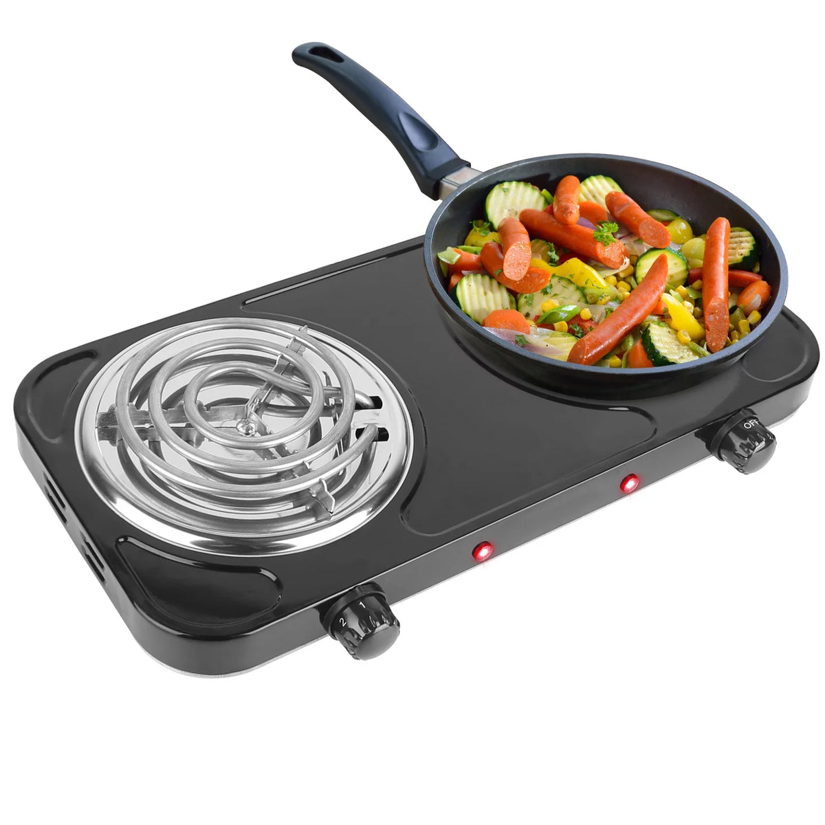 2000W Electric Double Burner U42326