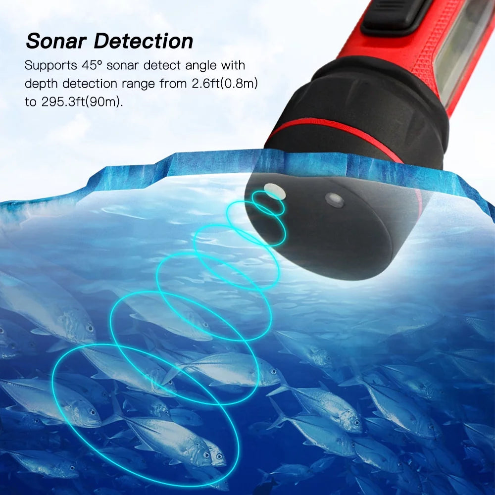 Ice Fishing Fishfinder with 0.8-90m Detection Depth F65491
