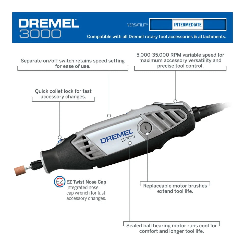 Variable Speed Rotary Tool with 18 Accessories P233