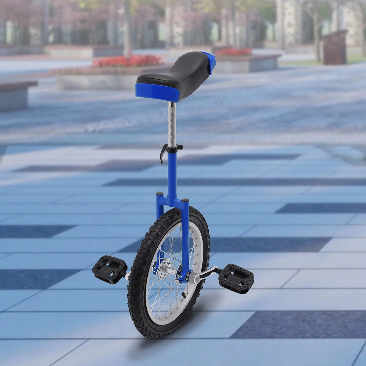 16 Wheel Unicycle with Steel Rim Adjustable Height S88365
