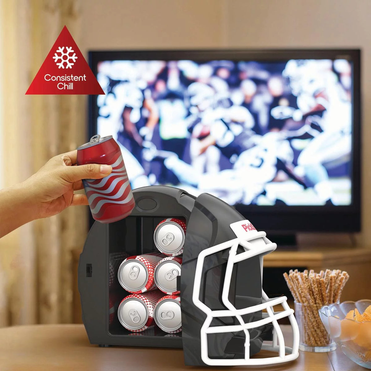Portable Football Helmet Mini Fridge U5740