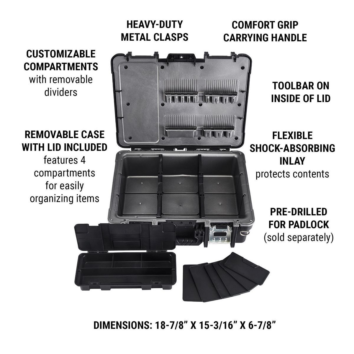 18 in. Organizer Case X7904