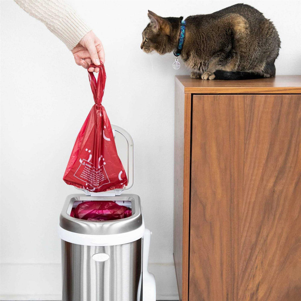Lavender Scented Leak Proof Cat Litter Disposal Bags F56266