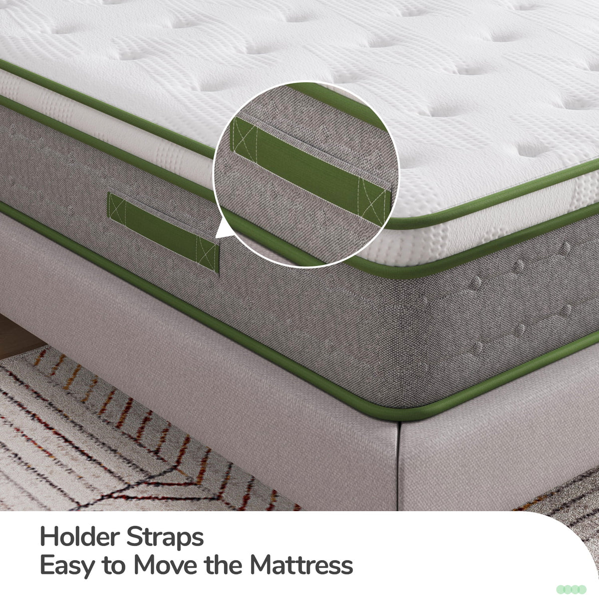 10 inch Memory Foam Hybrid Pocket Spring Mattress King Y16052