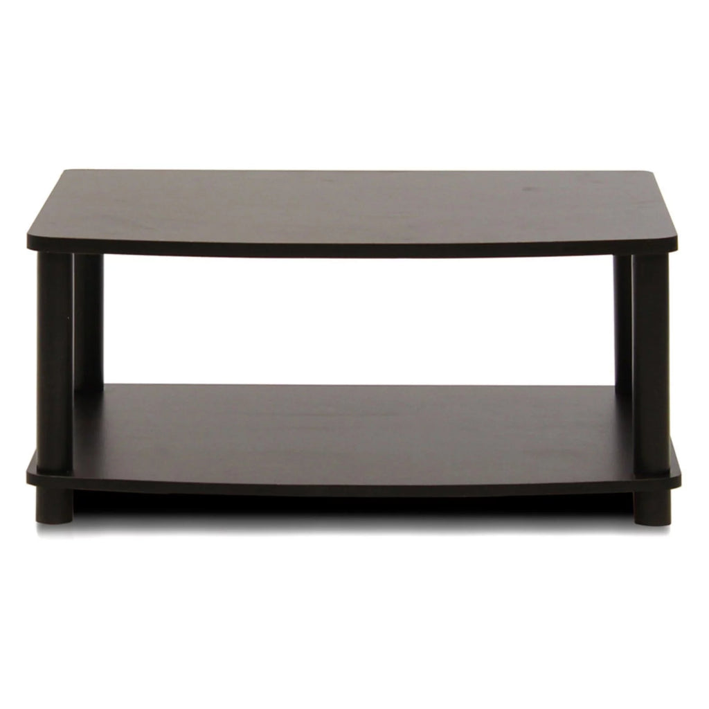 Black 2-Tier Wood TV Stand E9450