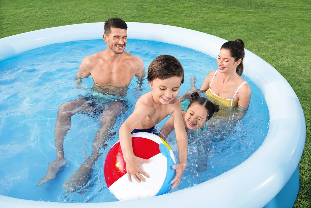 10' x 30" Round Inflatable Above Ground Pool Set N844