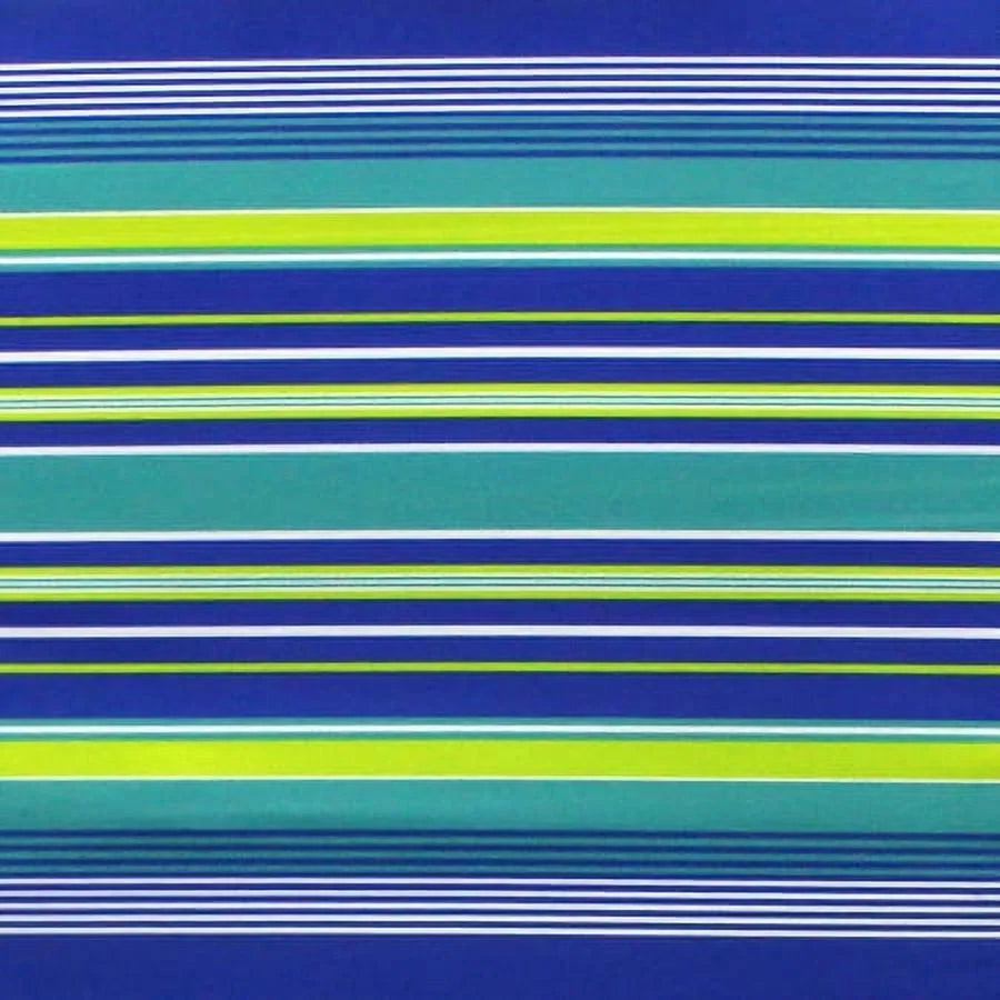 2-Pack Lay-Flat Backpack Chair Blue & Green Stripe K963