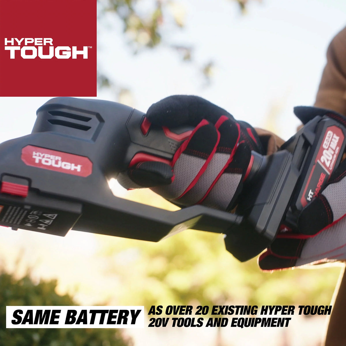 20V Shear and Shrubber with Battery and Charger E9388