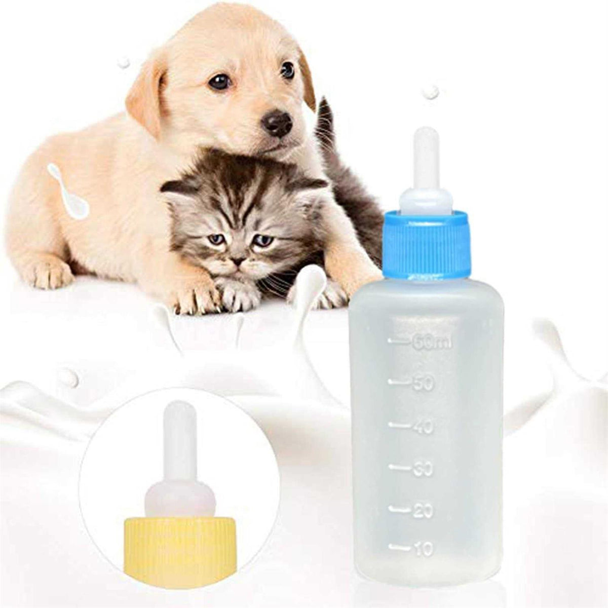 Pet Bottle Kit Squeeze Liquid Bottle Replaceable Silicone Teat K412