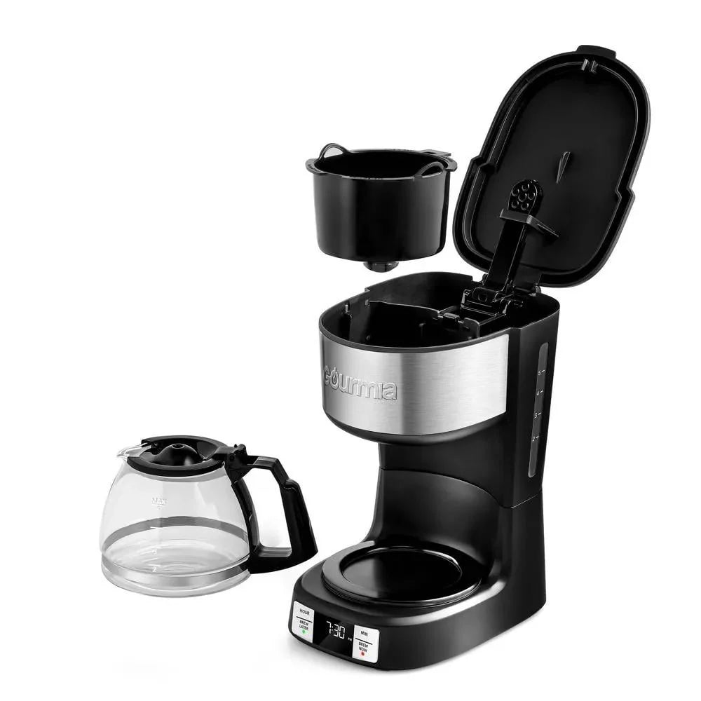 5 Cup Programmable Drip Coffee Maker Black H22215