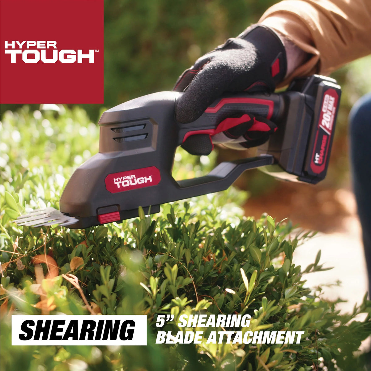 20V Shear and Shrubber with Battery and Charger E9388
