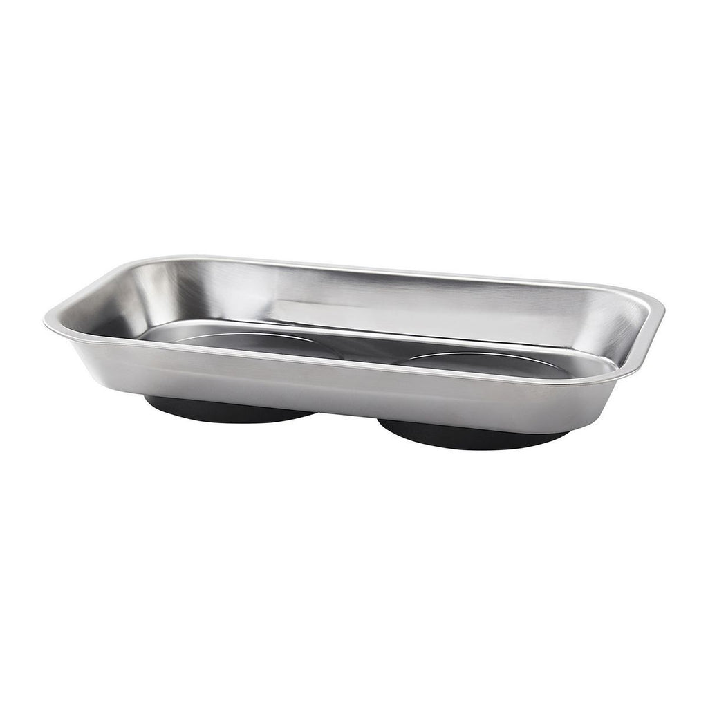 9-1/2 in. x 5-1/2 in. Magnetic Stainless Steel Parts Tray H858450