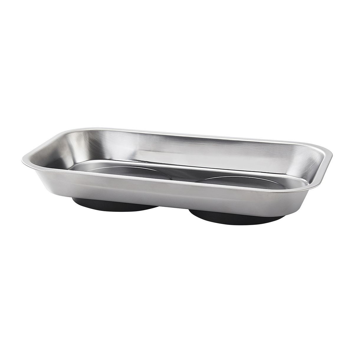 9-1/2 in. x 5-1/2 in. Magnetic Stainless Steel Parts Tray H858450