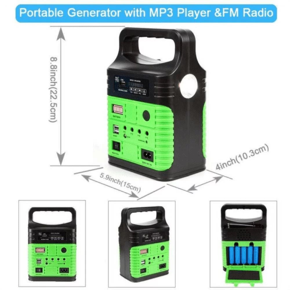 Portable Power Station and Solar Generator with 10W Solar Panel P44978