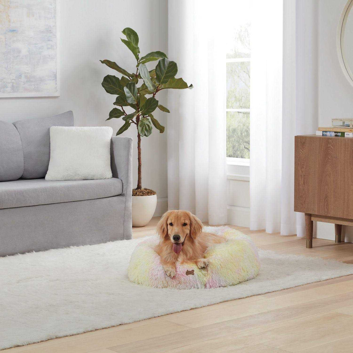 Faux Fur Pet Bed G30407