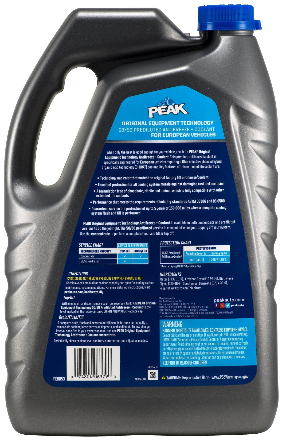Blue Antifreeze + Coolant D224